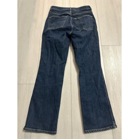 AMO Denim Bella Dark Blue Flare Jeans in Indie Blue Size 26 - Picture 3 of 9